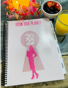 2022  Vision Book Planner. Vision board, planner, Self Care journal all in one
